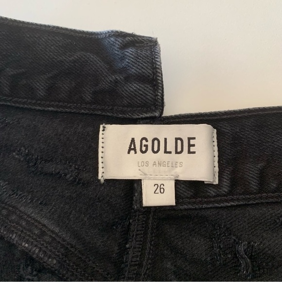 Agolde Criss Cross Straight Jeans Feverish - Picture 9 of 9
